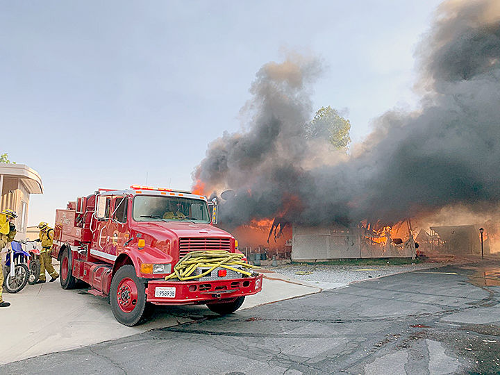 The fire has burned nearly 900 acres and was just 10 percent contained as of Friday afternoon.